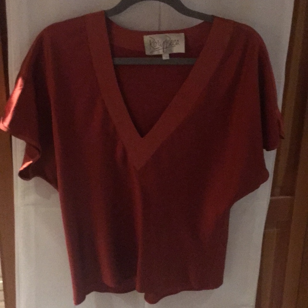 Rory Beca silk deep V-neck blouse - Picture 4 of 5